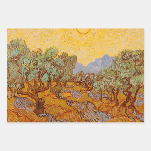 Feuille De Papier Cadeau Vincent Van Gogh La Chambre (Devant 3)
