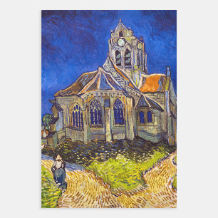 Feuille De Papier Cadeau Vincent van Gogh - L'église d'Auvers