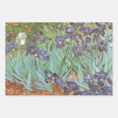 Feuille De Papier Cadeau Vincent van Gogh - Les Iris (Devant 2)