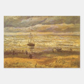 Feuille De Papier Cadeau Vincent van Gogh - Mer à Scheveningen (Devant 3)