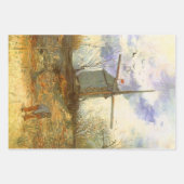 Feuille De Papier Cadeau Vincent van Gogh - Moulin de la Galette, Windmill (Devant)