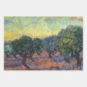 Feuille De Papier Cadeau Vincent Van Gogh Olive Grove Impressionnisme Art (Devant)