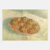 Feuille De Papier Cadeau Vincent van Gogh - Panier de pommes à vie continue (Devant 3)