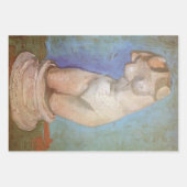 Feuille De Papier Cadeau Vincent van Gogh - Statuette en plâtre d'un torse (Devant)