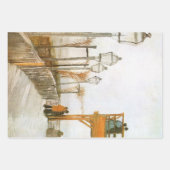 Feuille De Papier Cadeau Vincent van Gogh - Terrasse et pont d'observation (Devant 2)