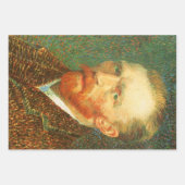 Feuille De Papier Cadeau Vincent van Gogh - Van Gogh Autoportrait (Devant)