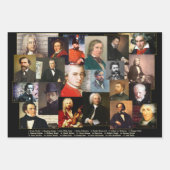 Feuille De Papier Cadeau Vingt et un maîtres (Devant 3)