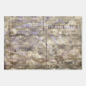 Feuille De Papier Cadeau Vintage (Devant 2)