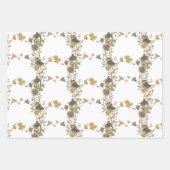 Feuille De Papier Cadeau Vintage allemand Joyeux Pâques (Devant 3)