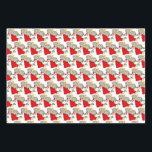 Feuille De Papier Cadeau Vintage Christmas Kittens<br><div class="desc">adorable chatons de Noël rétro</div>