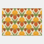 Feuille De Papier Cadeau Vintage Iris (Devant 3)
