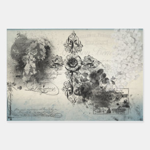 Feuille De Papier Cadeau Vintage victorien