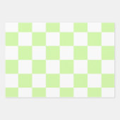 Feuille De Papier Cadeau Violet À damiers En vichy Motif (Devant 3)