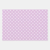 Feuille De Papier Cadeau Violet clair Motif (Devant 3)