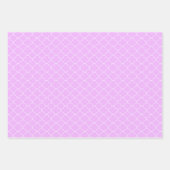 Feuille De Papier Cadeau Violet clair Motif (Devant)