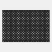 Feuille De Papier Cadeau Violet, Noir & Blanc (Devant)