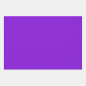 Feuille De Papier Cadeau Violet, noir, bleu et vert (Devant 3)