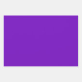 Feuille De Papier Cadeau Violet, noir et vert (Devant 2)