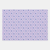Feuille De Papier Cadeau Violettes Douces Sucrées  (Devant 2)