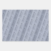 Feuille De Papier Cadeau Violon simple moderne Noir Jaune Terracotta Bleu (Devant 2)