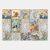 Feuille De Papier Cadeau Violoniste Lion, Hare (Devant 2)