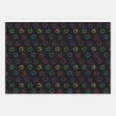 Feuille De Papier Cadeau Visage de sourire esthétique de l'an 2000 (Devant 2)