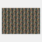 Feuille De Papier Cadeau Vitrail Jésus Priant Dans Le Sauvage (Devant 3)