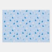 Feuille De Papier Cadeau Voile de dimanche léger (Devant)