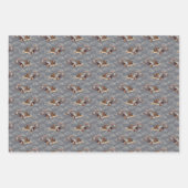 Feuille De Papier Cadeau Voitures classiques (Devant)