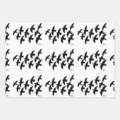 Feuille De Papier Cadeau Vol de pigeons (Devant 2)