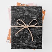 FEUILLE DE PAPIER CADEAU VOLS DE TRICK OU DE TRAITEMENT (En situation)