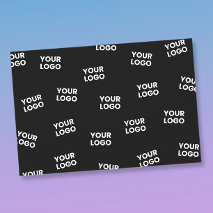 Feuille De Papier Cadeau Votre image, logo d'entreprise ou tout autre desig
