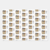 Feuille De Papier Cadeau Votre trousse d'entrée Lady Cat (Devant 2)