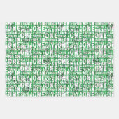 Feuille De Papier Cadeau Vous êtes un Mean One Mr Grinch Green Motif (Devant 3)