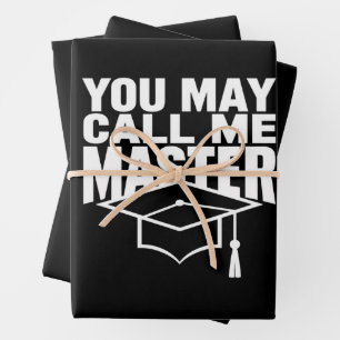 Feuille De Papier Cadeau Vous pouvez m'appeler diplômé de master 2024