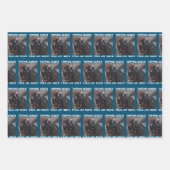 Feuille De Papier Cadeau Voyage plus dur que Joe Biden (Devant 3)