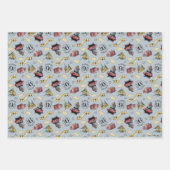 Feuille De Papier Cadeau Voyage vers le Motif HOGWARTS™ (Devant)