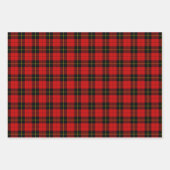 Feuille De Papier Cadeau Wallace Red Tartan (Devant 2)
