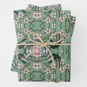 Feuille De Papier Cadeau Walter Crane Swallows and Almonds (En situation)