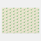 Feuille De Papier Cadeau Walter le Dinosaure (Devant 3)