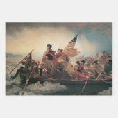 Feuille De Papier Cadeau Washington Traverser le Delaware par Emanuel Leutz (Devant 2)