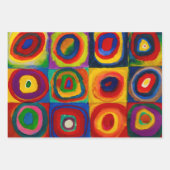 Feuille De Papier Cadeau Wassily Kandinsky, Abstrait (Devant 2)