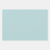 Feuille De Papier Cadeau Watercolor Boho Floral (Devant 3)