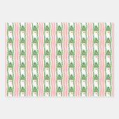 Feuille De Papier Cadeau Watercolor Whimsical Plaid Christmas Trees (Devant 2)