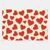 Feuille De Papier Cadeau Watermelon Heart Valentine's Day Free Palestine (Devant 3)