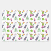 Feuille De Papier Cadeau Waterton Snowboard (Devant 3)