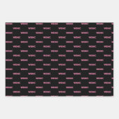 Feuille De Papier Cadeau WDNC Nous Ne Nous Intéressons Pas (Devant 3)