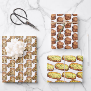 Feuille De Papier Cadeau Welsh Foods Welshcakes Bara Brith Rarebit Wales UK