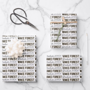 Feuille De Papier Cadeau WFU   Wake Forest