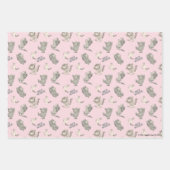 Feuille De Papier Cadeau Where the Wild Things Are Pink Star Pattern (Devant)